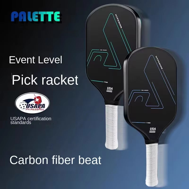 Pickleball Paddel Carbon Fiber T700 Event-Grade Profession Pickleball Racket Full Set Carbon Fiber 3K Pickleball Racket Durable