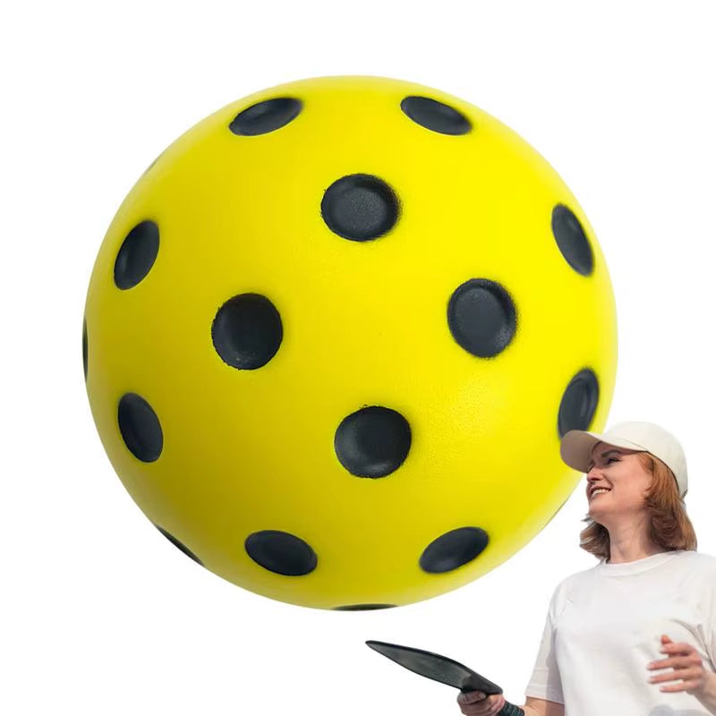 Foam Balls for Pickleball Practice Quiet Bounce Ball Pickleball Ball Pickleball Accessories Pickle Balls for Pickleball Training