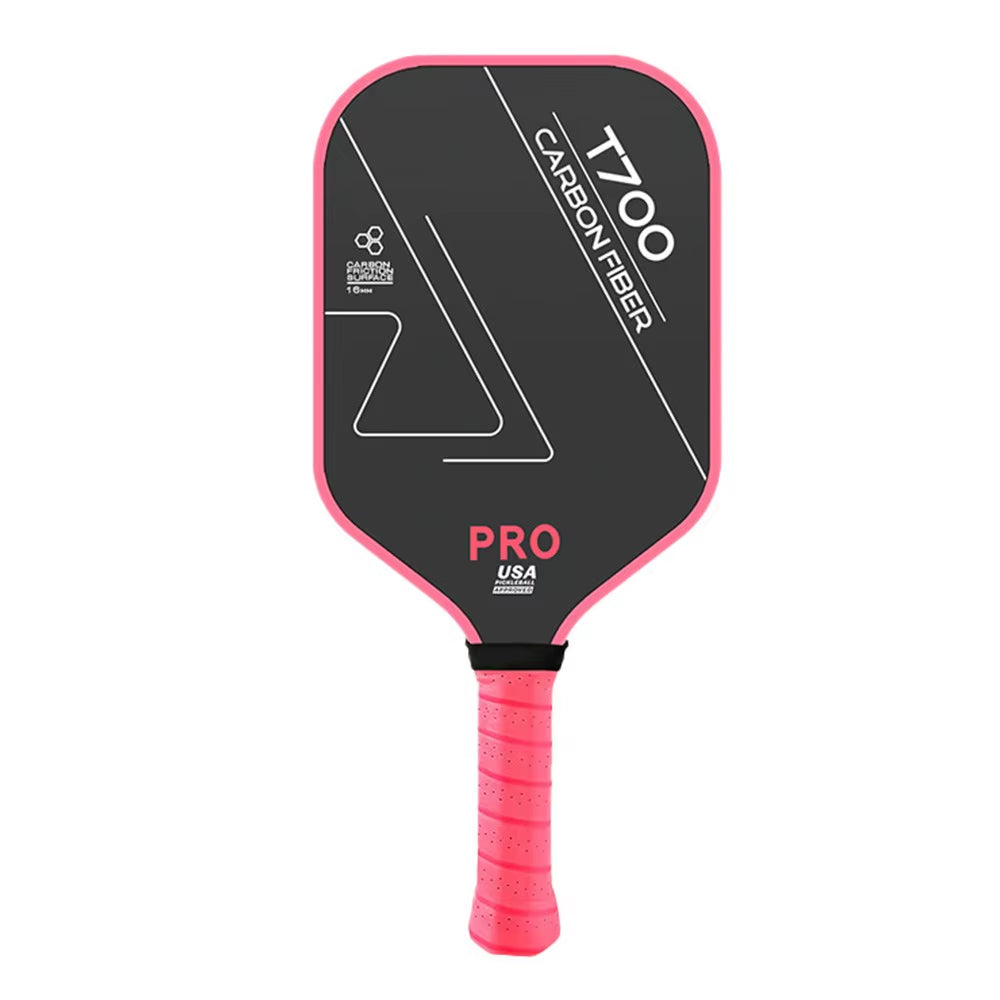 Pickleball Paddle T700 Carbon Fiber Frosted Surface USAPA Approved Pickleball Rackets Durable Professional Game Supplies