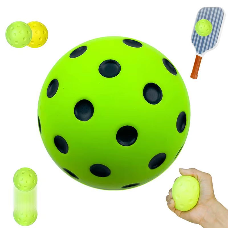 Foam Balls for Pickleball Practice Quiet Bounce Ball Pickleball Ball Pickleball Accessories Pickle Balls for Pickleball Training