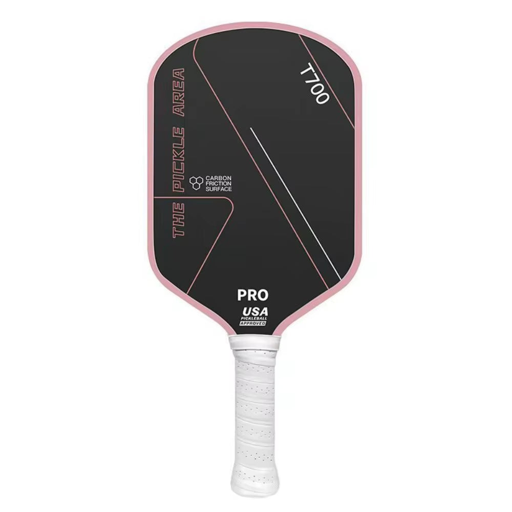 Pickleball Paddle T700 Carbon Fiber Frosted Surface USAPA Approved Pickleball Rackets Durable Professional Game Supplies