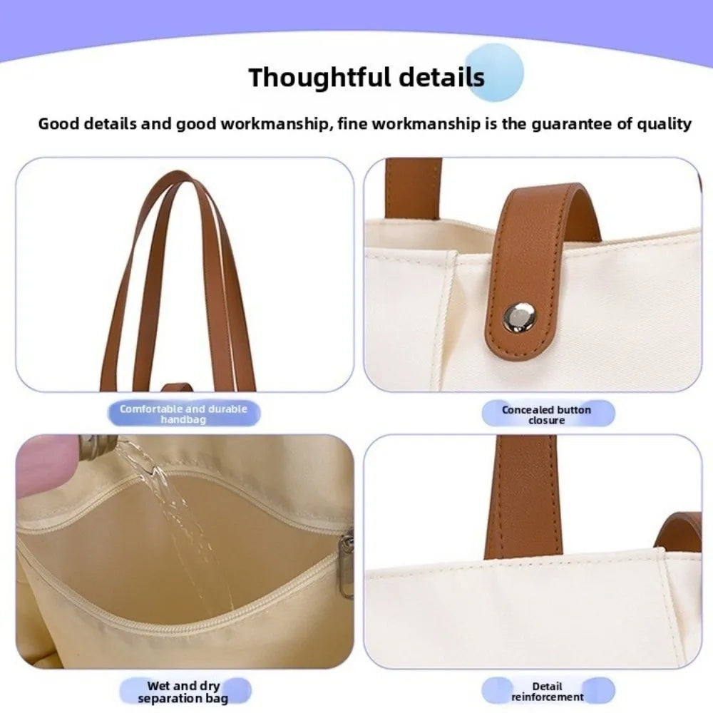 Outdoor Oxford Pickleball Bag Large Capacity Breathable Racket Handbag Lightweight Pickleball Tote Bag for Women Men