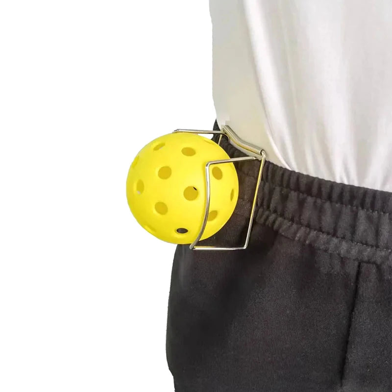 Pickleball Holder Pickleball Tennis Ball Waist Clip Holder for Training Easy Pick up and Serve Ball
