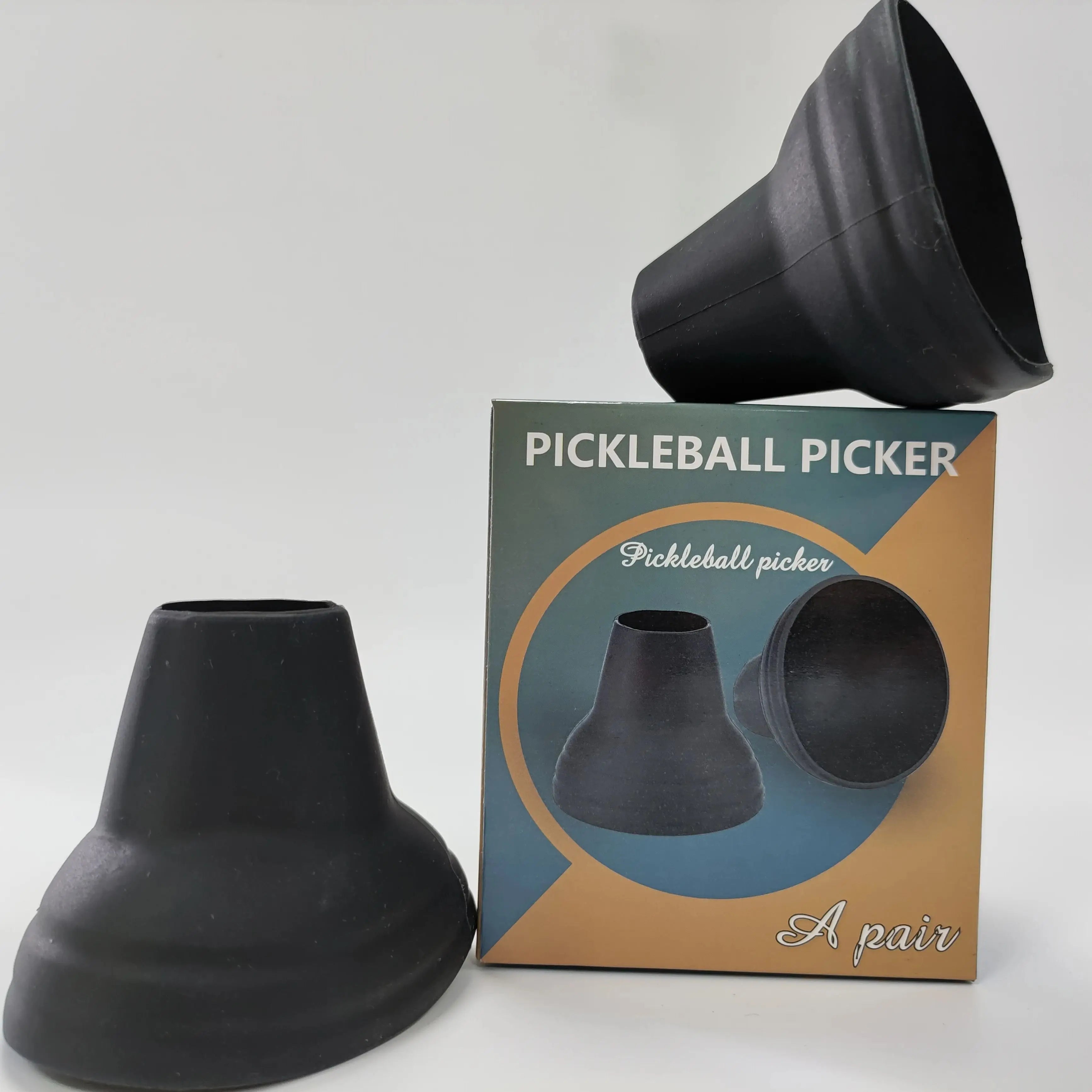 Pickleball Ball Retriever 2Pcs Ruber Pickleball Pick up Tool Pickleball Ball Accessory for Pickleball Paddle