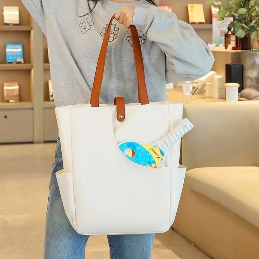 Outdoor Oxford Pickleball Bag Large Capacity Breathable Racket Handbag Lightweight Pickleball Tote Bag for Women Men