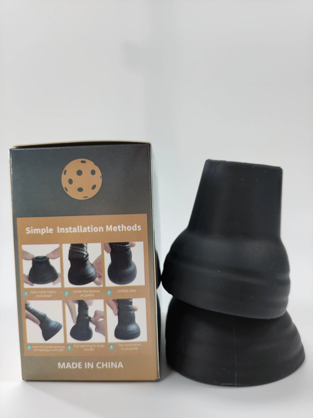 Pickleball Ball Retriever 2Pcs Ruber Pickleball Pick up Tool Pickleball Ball Accessory for Pickleball Paddle