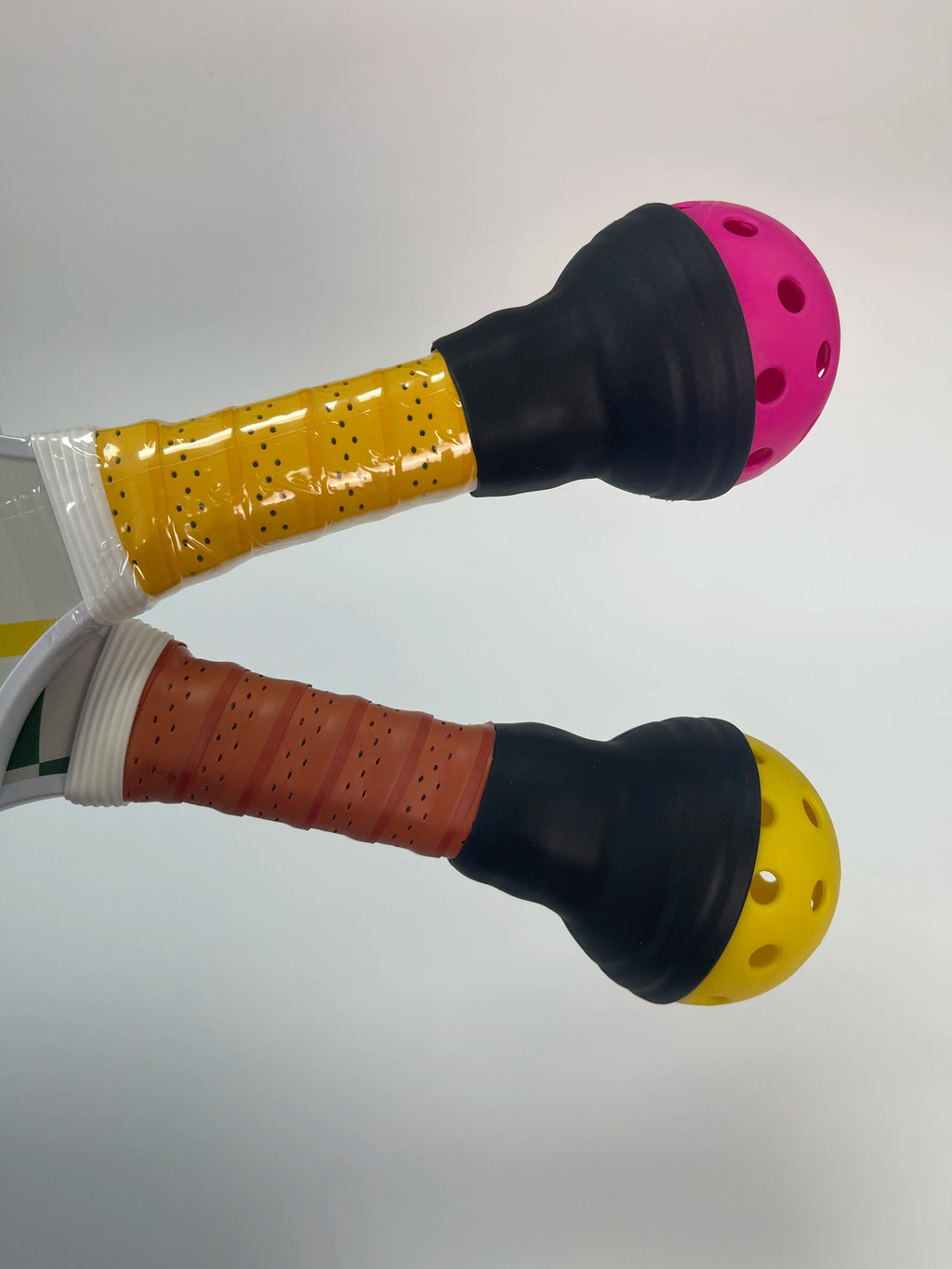 Pickleball Ball Retriever 2Pcs Ruber Pickleball Pick up Tool Pickleball Ball Accessory for Pickleball Paddle