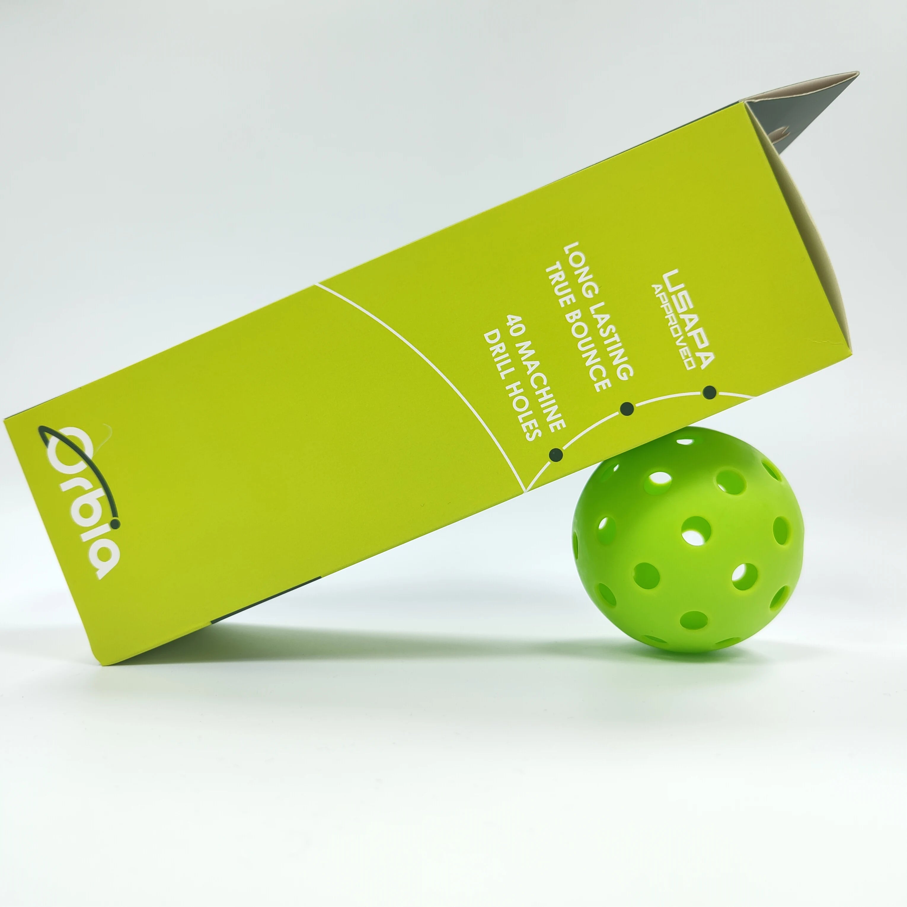 Sports 3Pcs Durable Pickleball Balls Outdoor 40 Holes Training Pickleball Accessories 74Mm Standard Pickle Balls