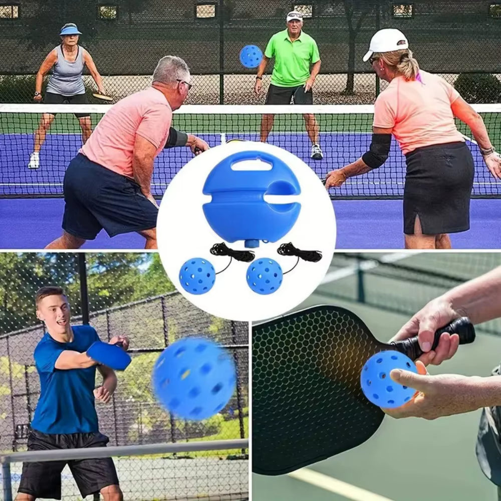 Pickleball Trainer Pickleball Ball with String Pickleball Accessories Pickleball Training Aid for Single Player Adult Sport