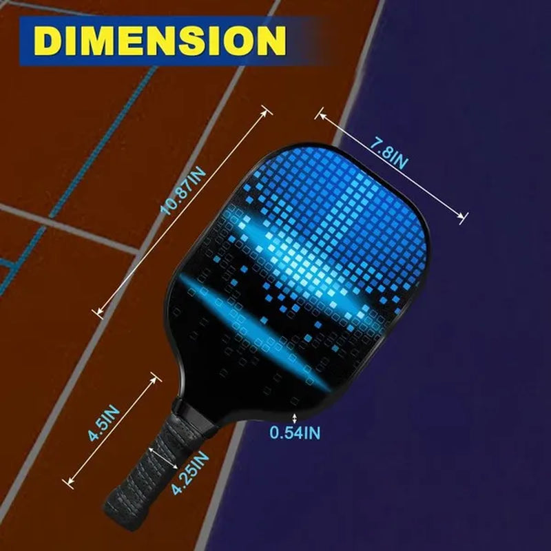 Uxcell Pickleball Paddle Set, USA Pickleball Approved(Usapa) Pro Graphite Pickleball Set, Polypropylene Honeycomb Core, Portable Bag/Paddle Cover