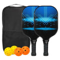 Uxcell Pickleball Paddle Set, USA Pickleball Approved(Usapa) Pro Graphite Pickleball Set, Polypropylene Honeycomb Core, Portable Bag/Paddle Cover