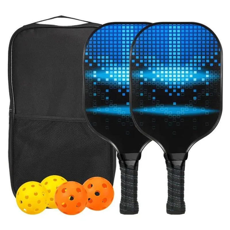Uxcell Pickleball Paddle Set, USA Pickleball Approved(Usapa) Pro Graphite Pickleball Set, Polypropylene Honeycomb Core, Portable Bag/Paddle Cover